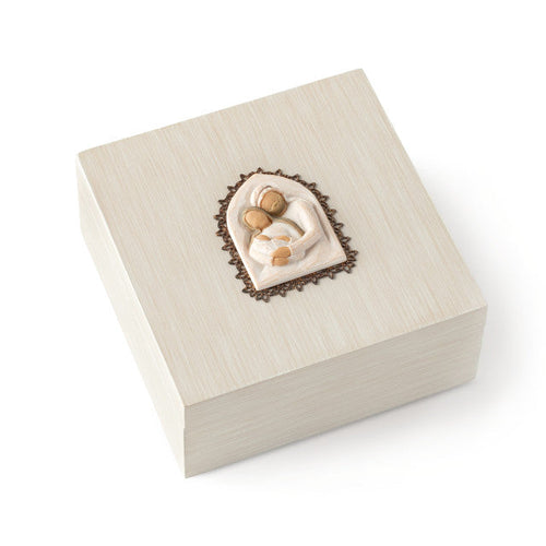 Holy Family Christmas memory box as a meaningful keepsake gift