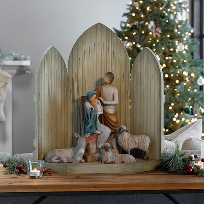 The Christmas Story Nativity Set – Complete Keepsake Display detail view for meaningful Christmas keepsake display