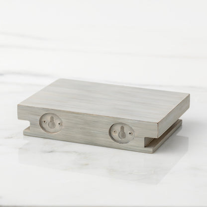 Set of 2 rectangle shelves for displaying figurines and keepsakes